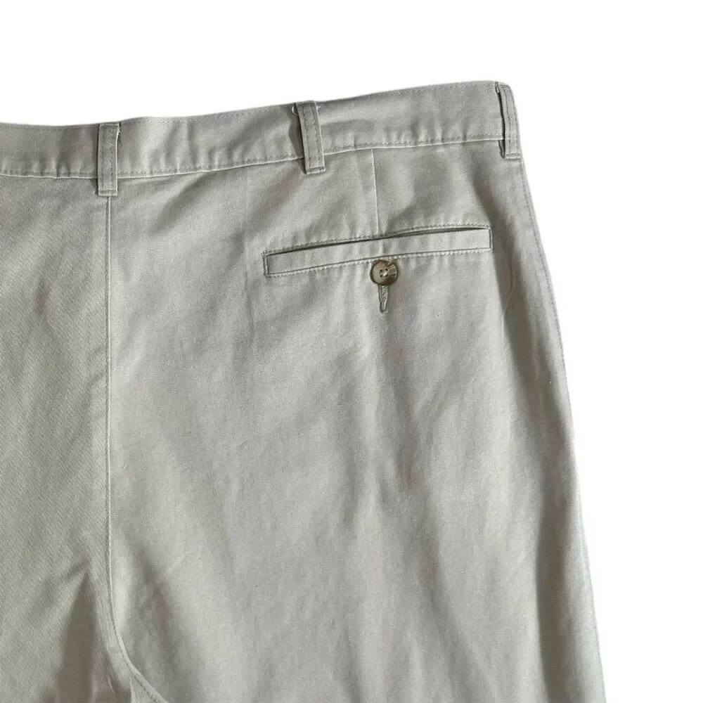 George Men's Relaxed‎ Fit Chino Pants Beige Cream Size 44 x 32 Casual